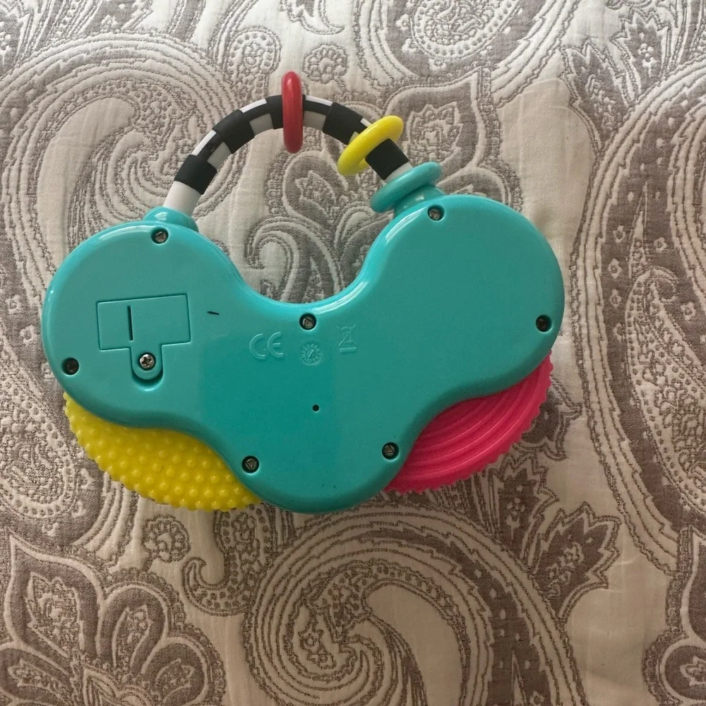 Green and Purple Learning Sensory and teething Toy